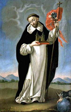 Imagen de Santo Domingo de Guzmán fundador de los Dominicos, orden de Predicadores (1171-1221) Imagen de Santo Domingo de Guzmán fundador de los Dominicos, orden de Predicadores (1171-1221)